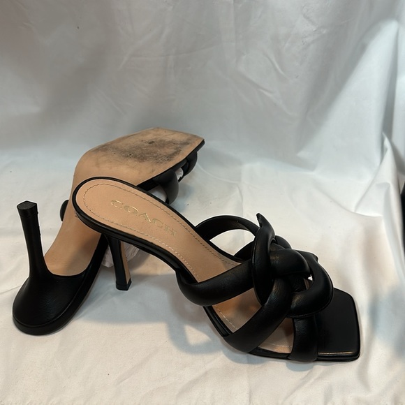 Coach black, high heels - Picture 2 of 2